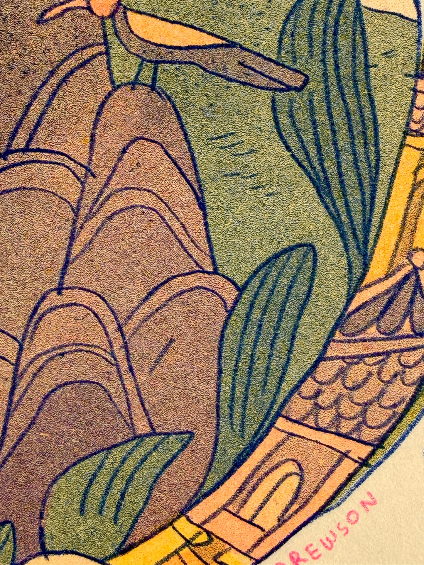 'The Oath' Medieval Inspired Riso Print
