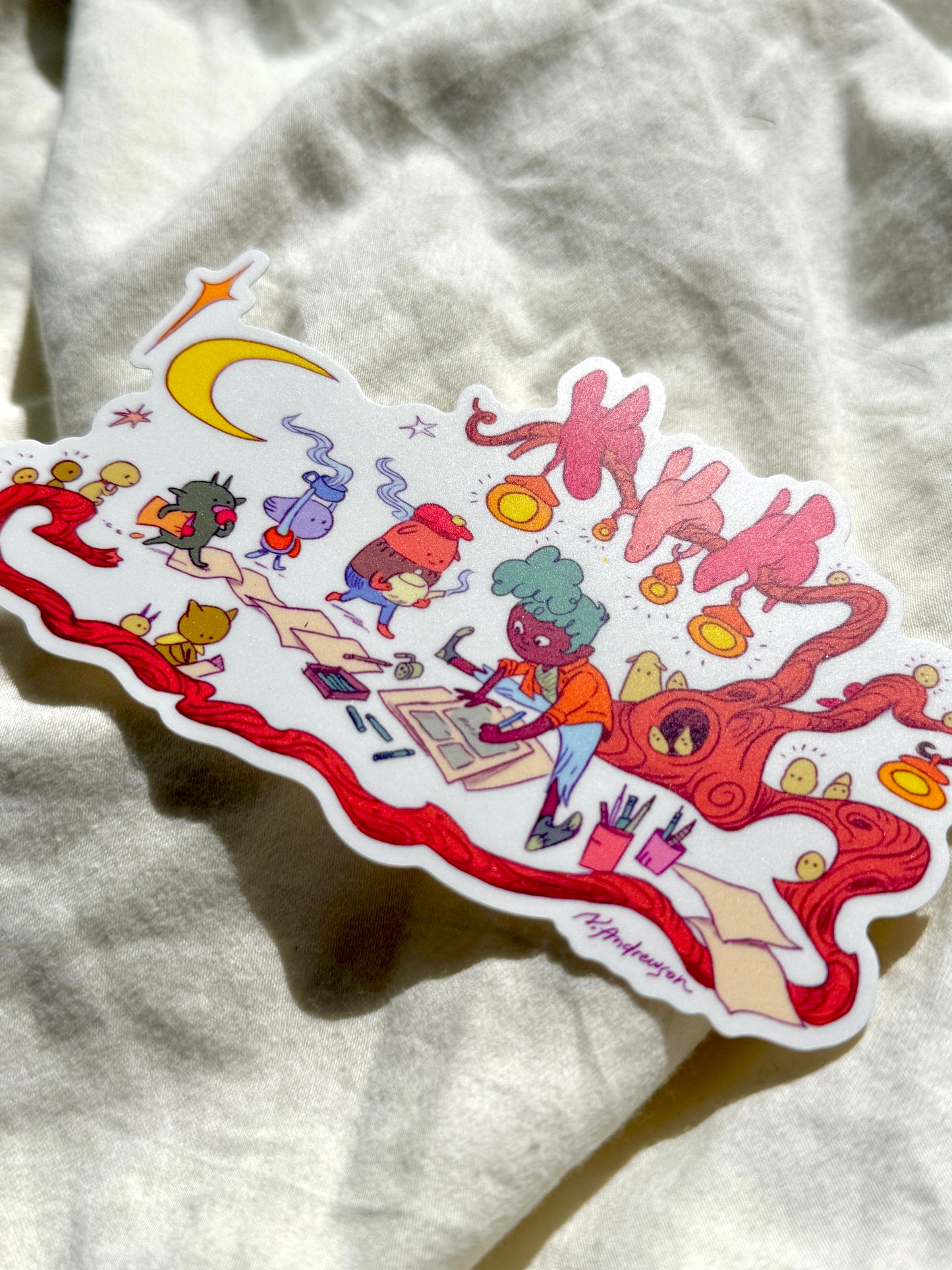 Creation Sticker - Comic Creator Sticker Series