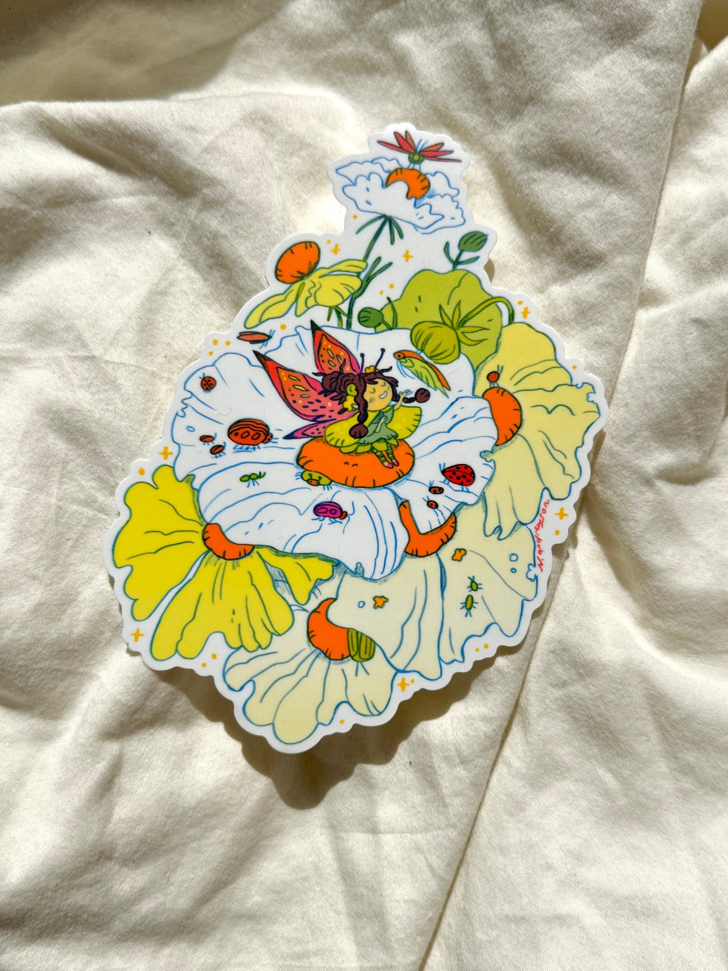 Bug Fairy Large Sticker