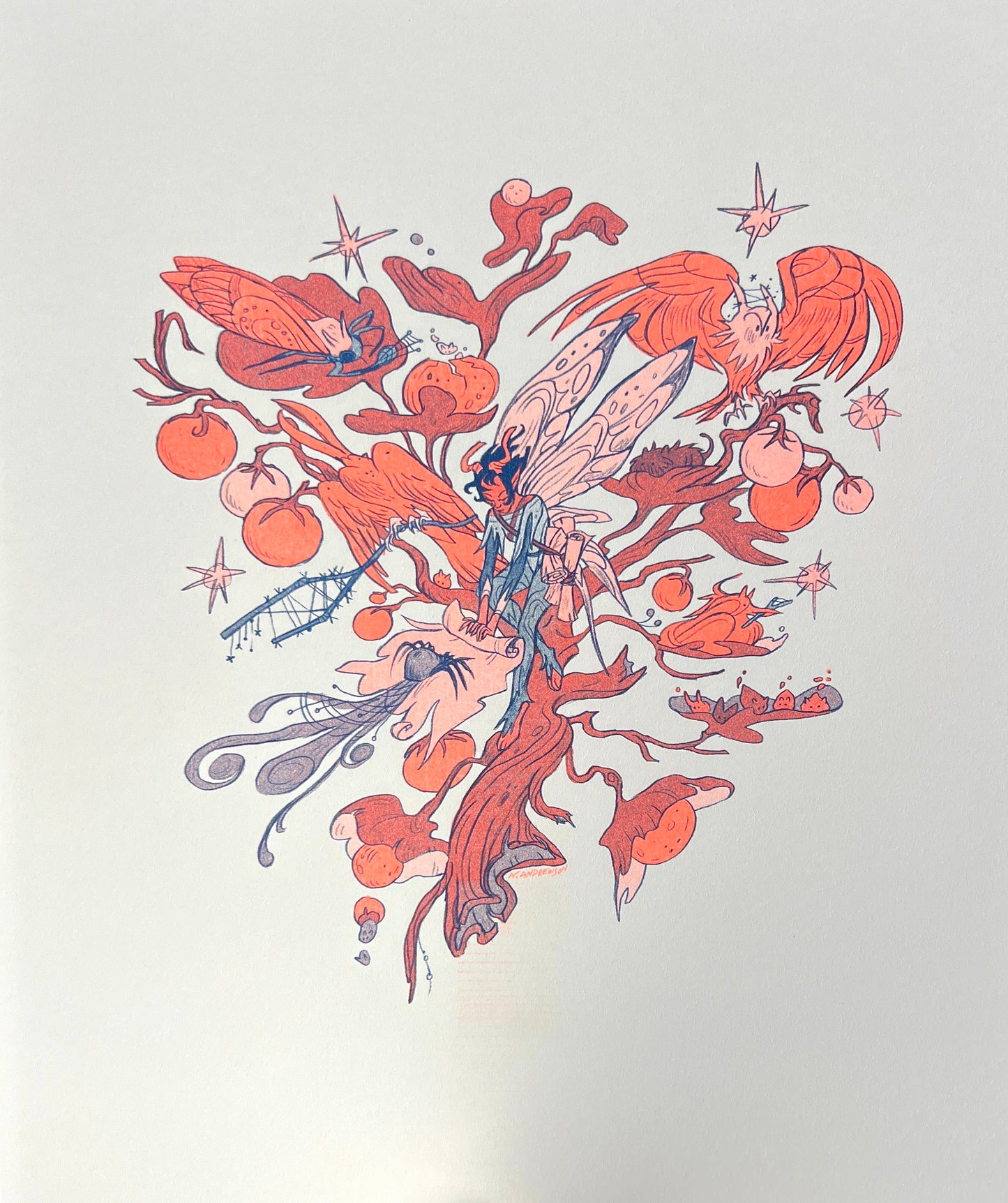 The Dream Scrolls Riso Print