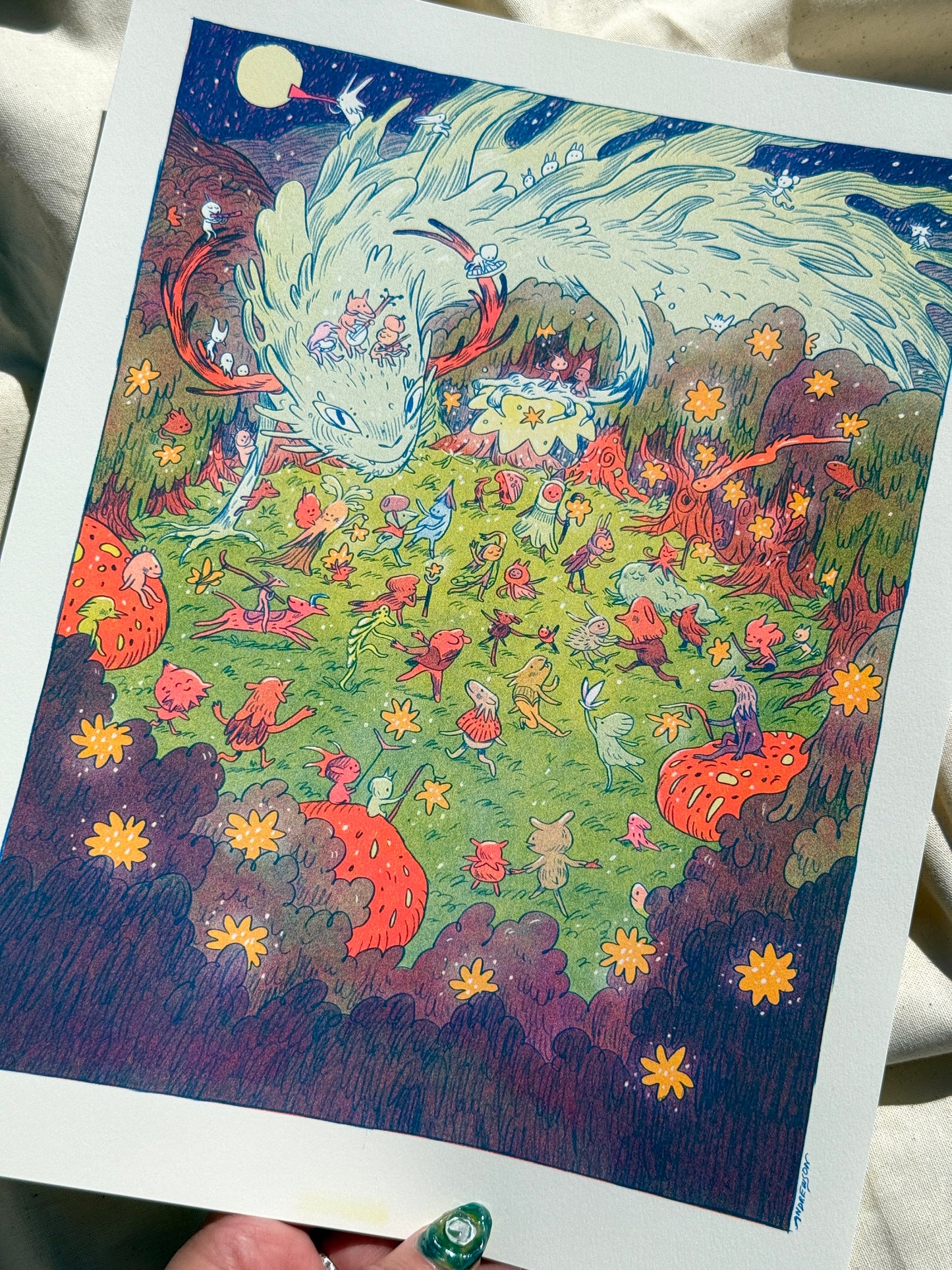 Morophon The Boundless Small Riso Print