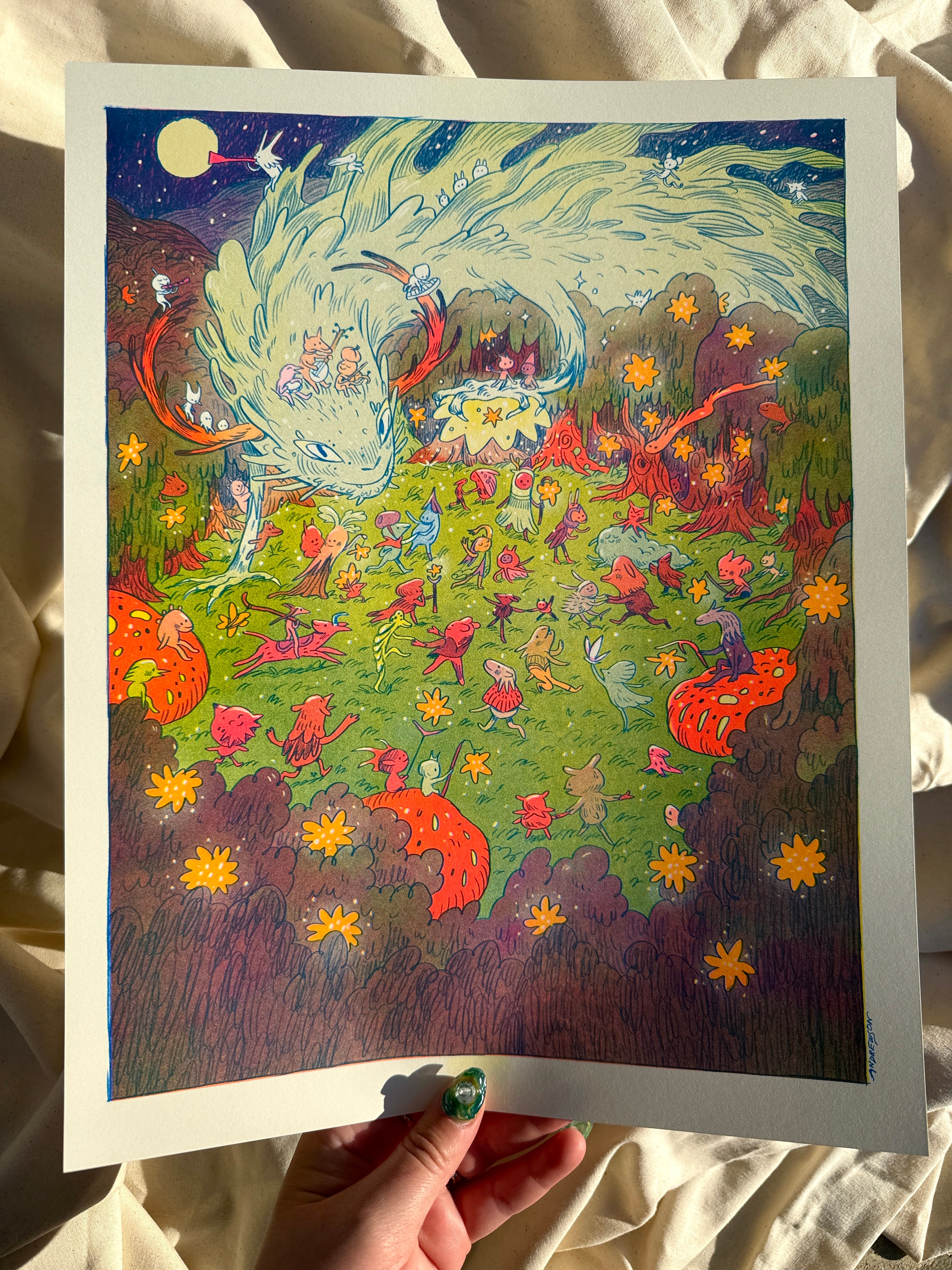 Morophon The Boundless Large Riso Print – natalie andrewson