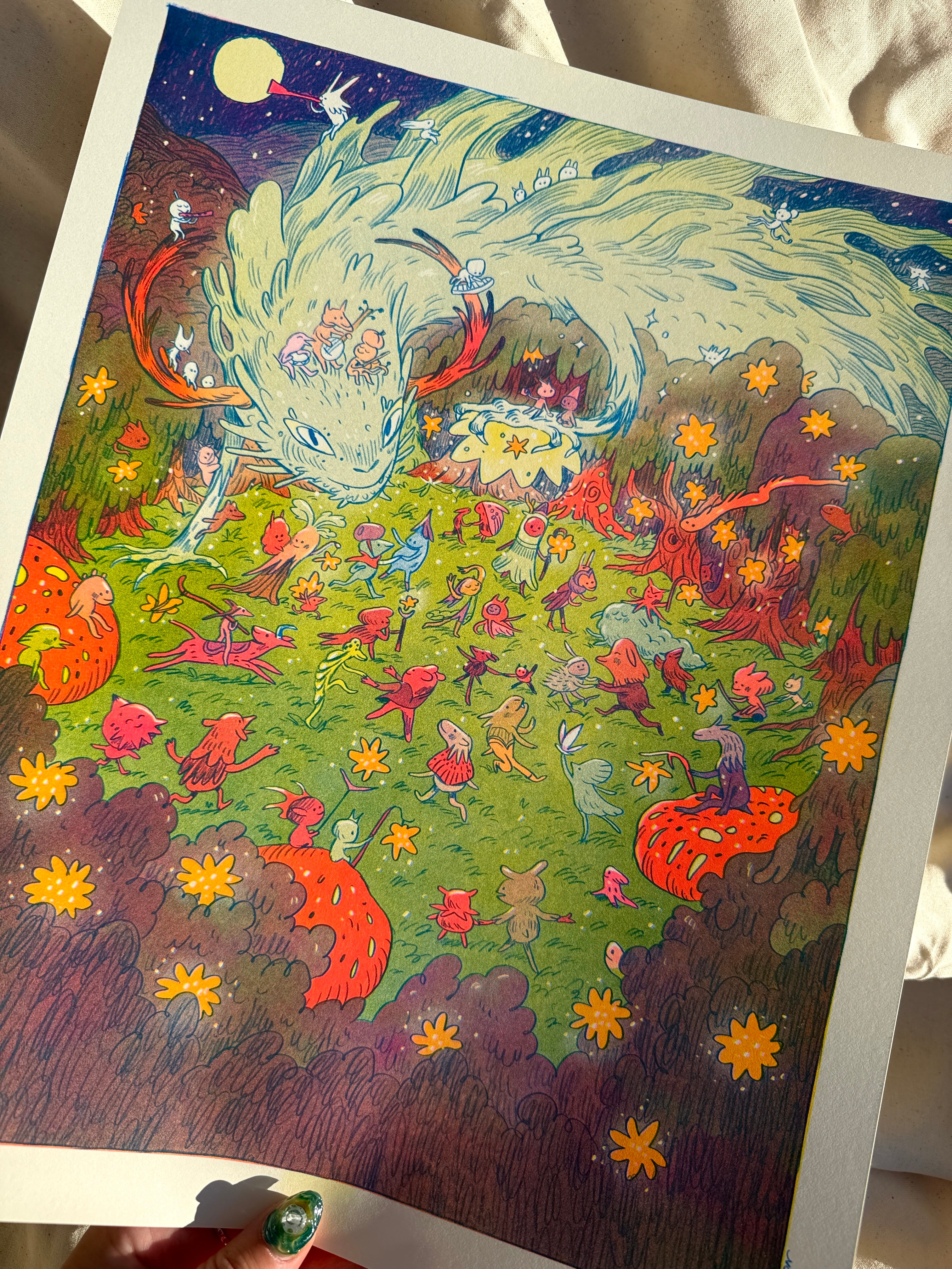 Morophon The Boundless Large Riso Print – natalie andrewson
