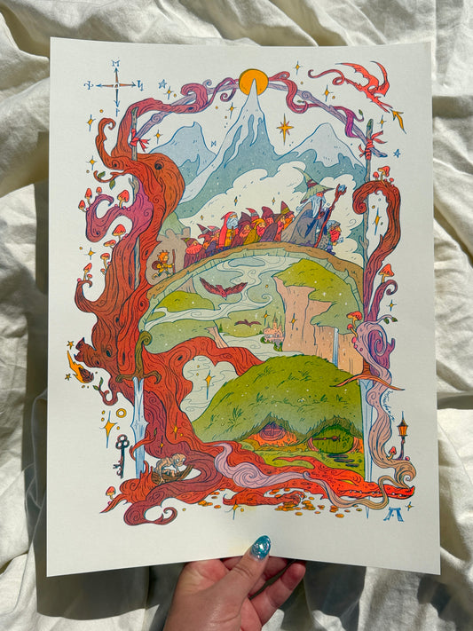 There and Back Again ~ Large Print