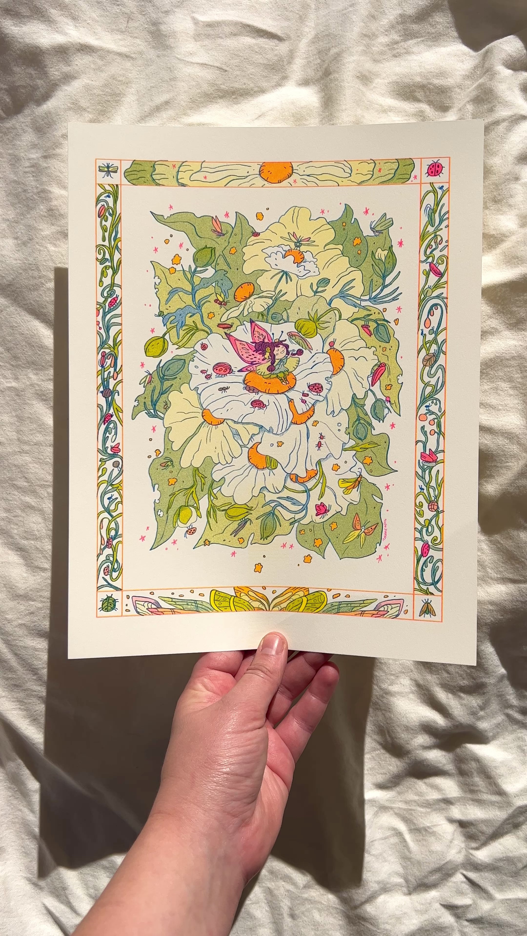 Bug Fairy Riso Print – natalie andrewson