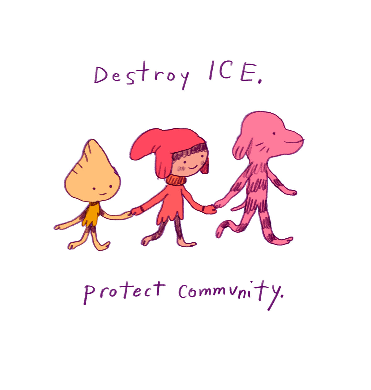 Community Shield Sticker Protect Community Sticker + Print Bundle Fundraiser – natalie andrewson