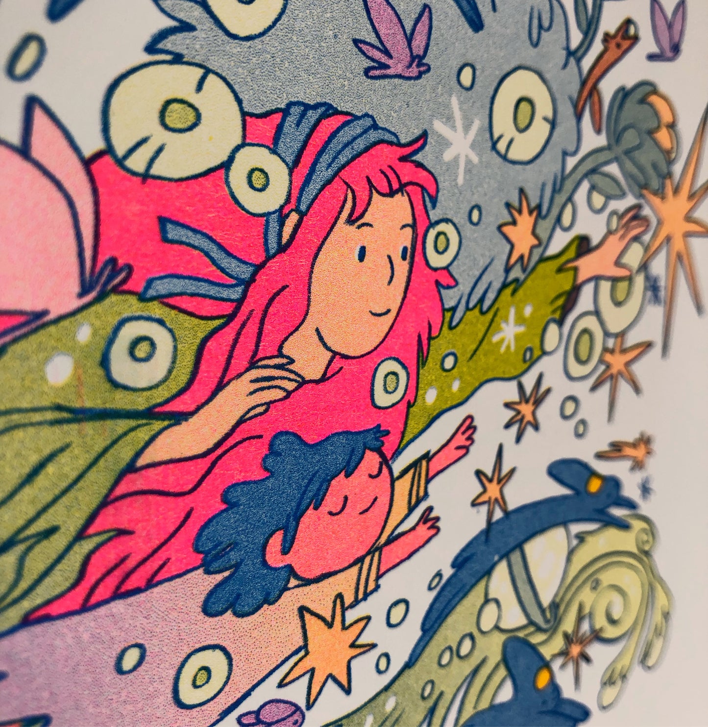 Across The Universe Riso Print