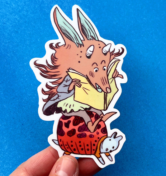 Turtle Rider Sticker