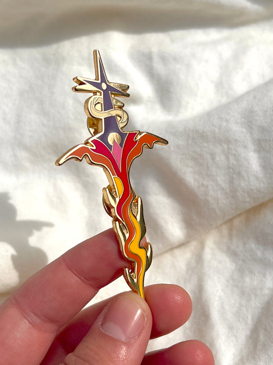 Dragon Sword ~ Large Pin